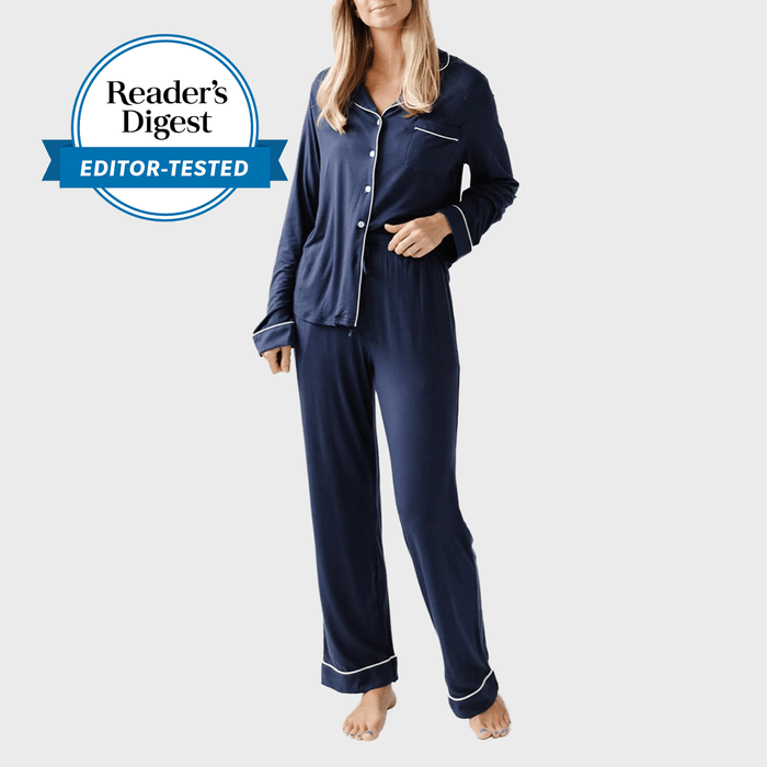 Womens Long Sleeve Bamboo Pajamas