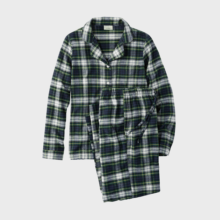 Womens Scotch Plaid Flannel Pajamas